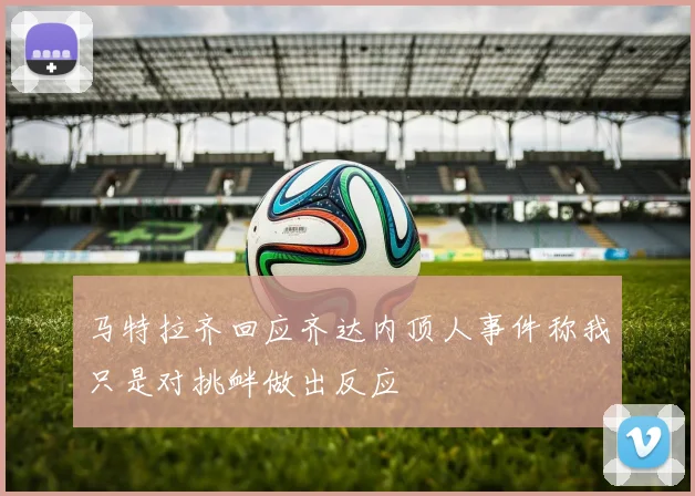 马特拉齐回应齐达内顶人事件称我只是对挑衅做出反应